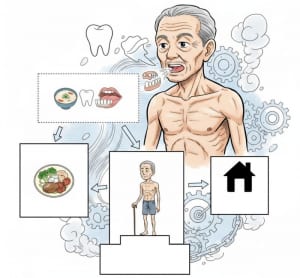 地域在住高齢者の摂食嚥下　フレイル・サルコペニアとの関連
